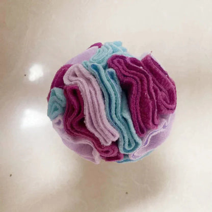 Snuffle Ball Dog Puzzle Toys Increase IQ Slow Dispensing Feeder Pet Cat Training Games Feeding Feeding Food Intelligence Toy