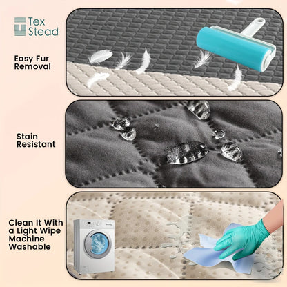 Double-Sided Waterproof Dog Bed Cover Pet Blanket Sofa Couch Furniture Protector for Dogs