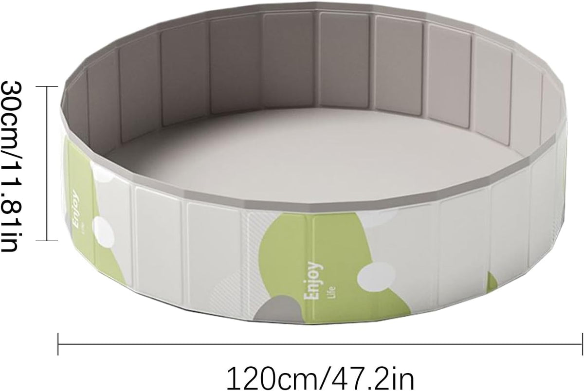 Pet Pools - for Large Dogs | PVC Foldable Stock Tank with Robust Walls & Vivid Finish Matte Texture For, Play, Outdoor, Indoor, Camping, Home and Professional Park Play Activity