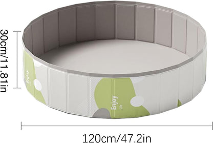 Pet Pools - for Large Dogs | PVC Foldable Stock Tank with Robust Walls & Vivid Finish Matte Texture For, Play, Outdoor, Indoor, Camping, Home and Professional Park Play Activity