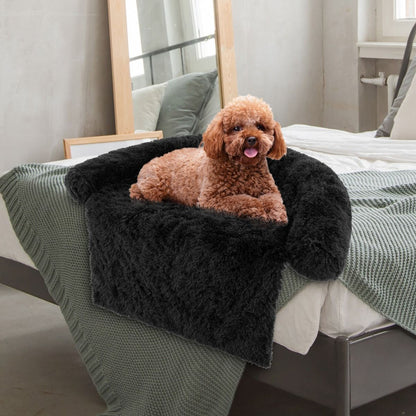Cuccia per Cani in Peluche Con Fondo Antiscivolo Copertura Rimovibile E Lavabile, Letto Divano per Cani O Gatti 2 Colori 3 Dimensioni