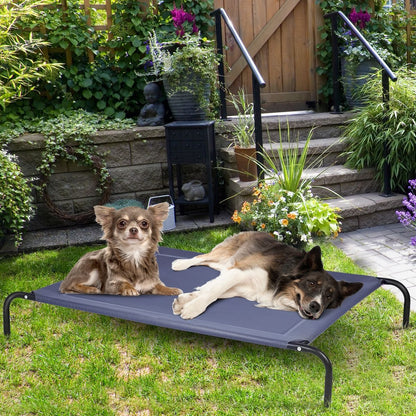 Letto per Animali Domestici in Tessuto, Lettino per Cani E Gatti 130X90X20Cm