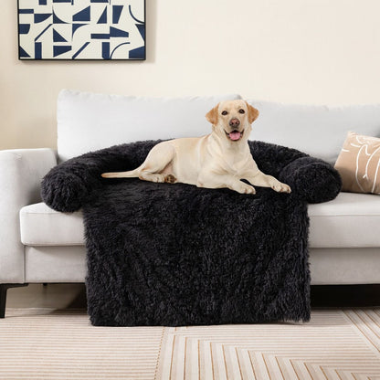 Cuccia per Cani in Peluche Con Fondo Antiscivolo Copertura Rimovibile E Lavabile, Letto Divano per Cani O Gatti 2 Colori 3 Dimensioni