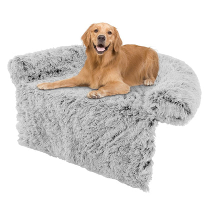 Cuccia per Cani in Peluche Con Fondo Antiscivolo Copertura Rimovibile E Lavabile, Letto Divano per Cani O Gatti 2 Colori 3 Dimensioni