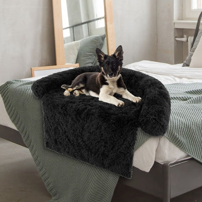 Cuccia per Cani in Peluche Con Fondo Antiscivolo Copertura Rimovibile E Lavabile, Letto Divano per Cani O Gatti 2 Colori 3 Dimensioni