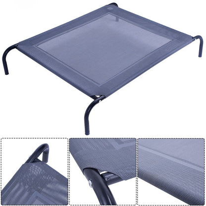 Letto per Animali Domestici in Tessuto Lettino per Cani E Gatti 110X80X18Cm