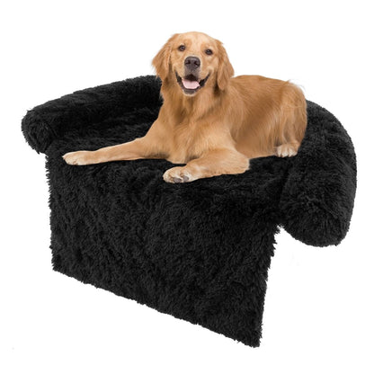 Cuccia per Cani in Peluche Con Fondo Antiscivolo Copertura Rimovibile E Lavabile, Letto Divano per Cani O Gatti 2 Colori 3 Dimensioni