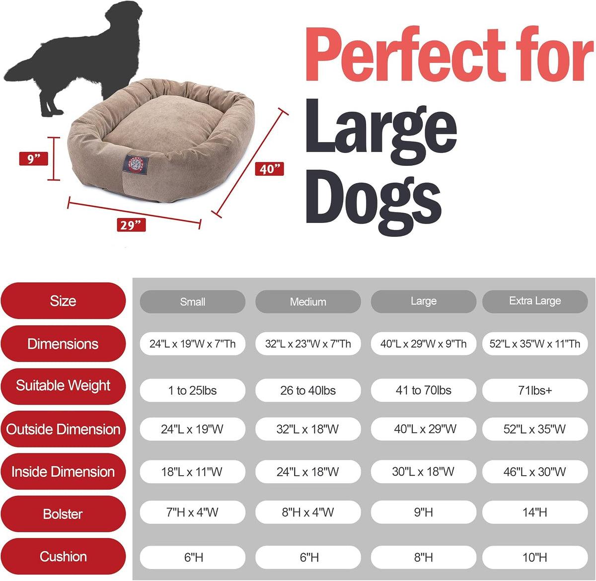 Products - Cuccia per Cani in Velluto