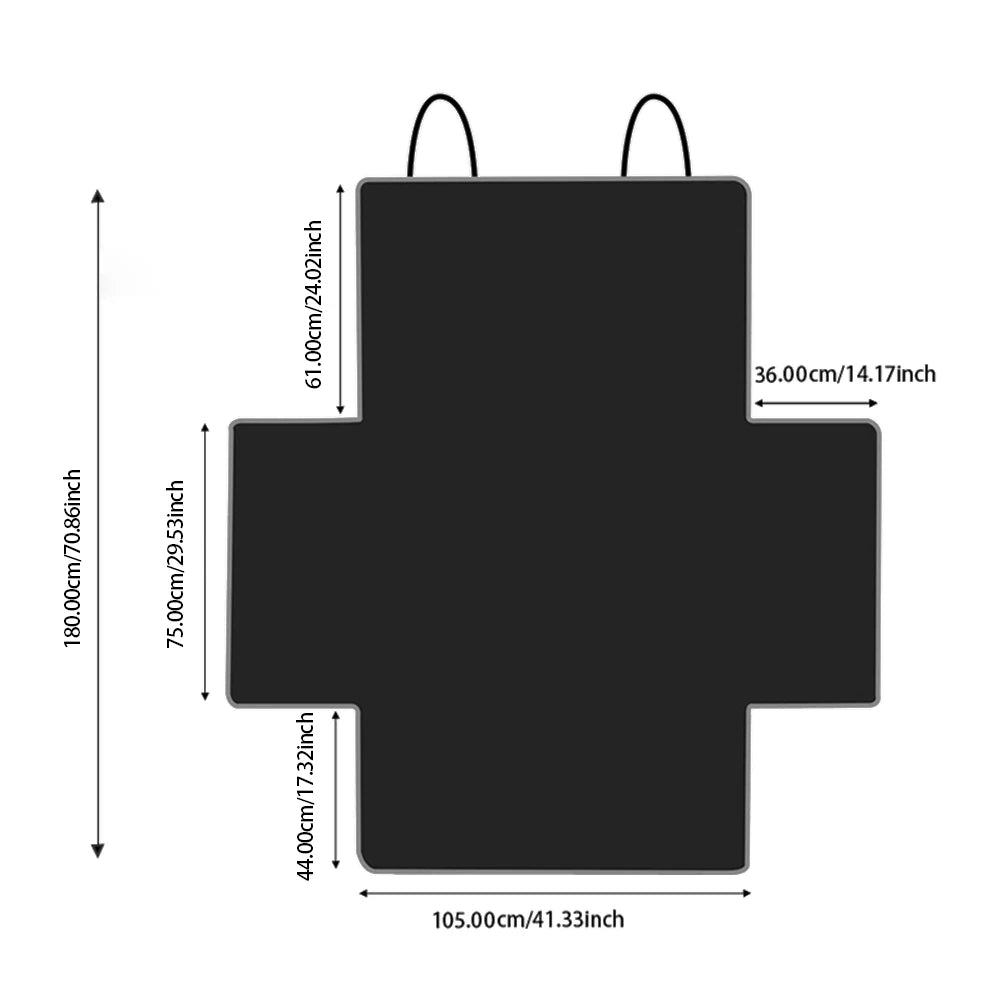 Waterproof 600D Oxford Cloth Dog Car Seat Cover